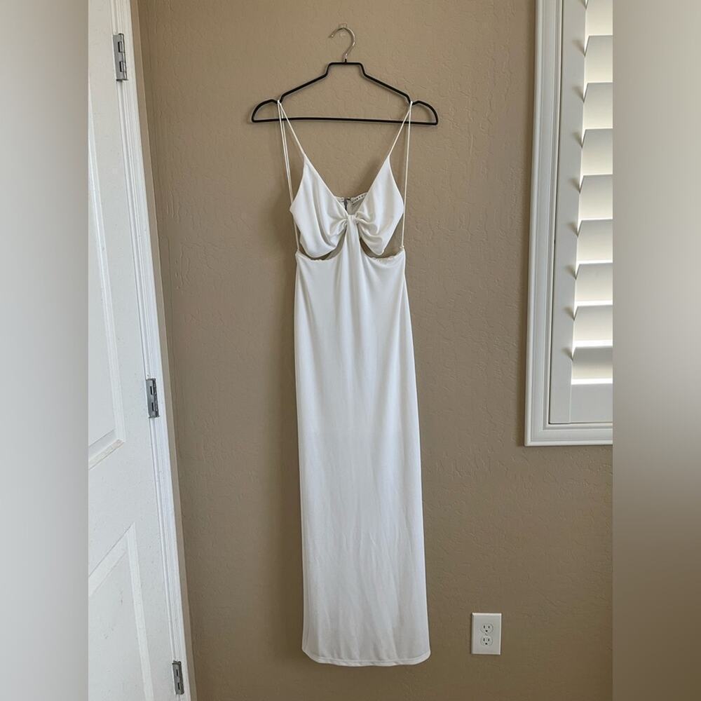 New Alice + Olivia Havana White Cut‎ Out Maxi Dress 4 - Picture 3 of 10